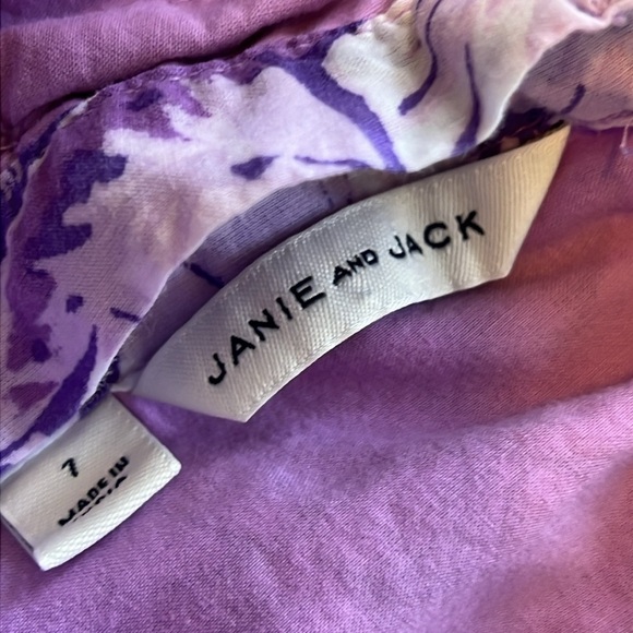 Janie and Jack PALM LEAF PEPLUM ROMPER - Picture 9 of 10